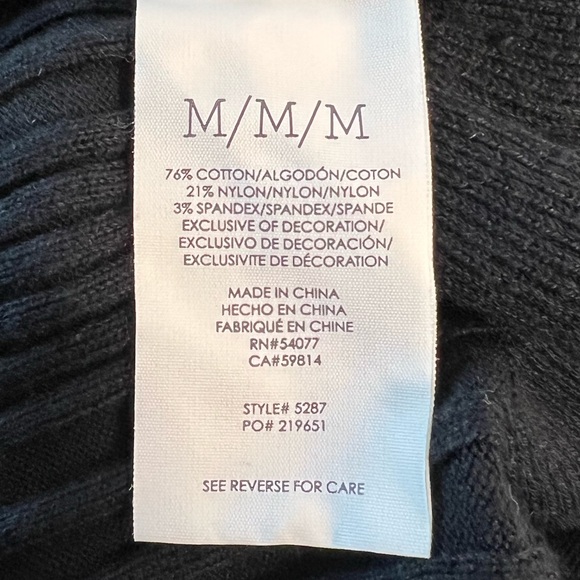 Cabi Black ‘Party’ Cardigan With Ruffle Hem, Ribbed, Cropped Outerwear, Size Md - Picture 11 of 11